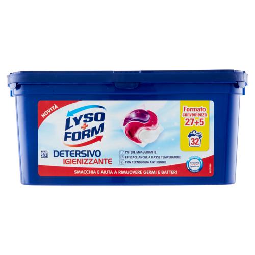 Lysoform Detersivo Lavatrice Igienizzante 32 capsule