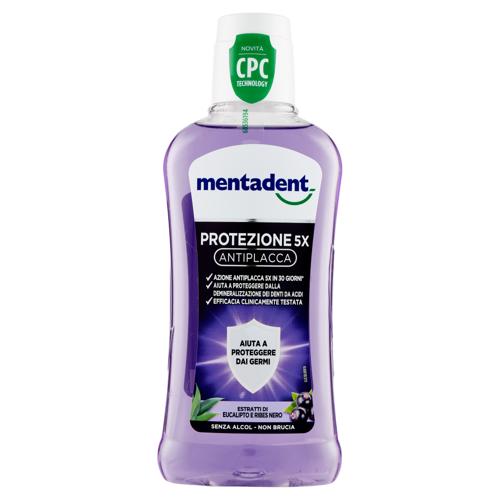 Mentadent Protezione 5X Antiplacca 400 ml