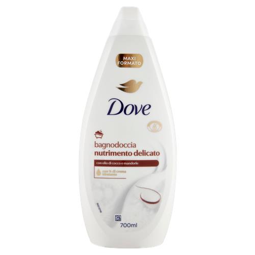 Dove bagnodoccia nutrimento delicato con olio di cocco e mandorle 700 ml