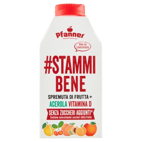 Pfanner #Stammi Bene Spremuta di Frutta + Acerola Vitamina D 500 ml