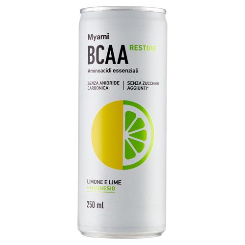 Myami BCAA Restore Aminoacidi essenziali Limone e Lime + Magnesio 250 ml
