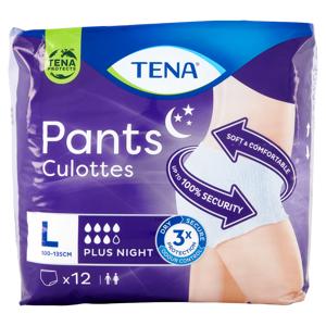Tena Pants Culottes Plus Night L 12 pz
