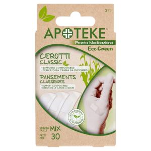 Apoteke Pronta Medicazione Eco Green Cerotti Classic Misura Mix 30 pz