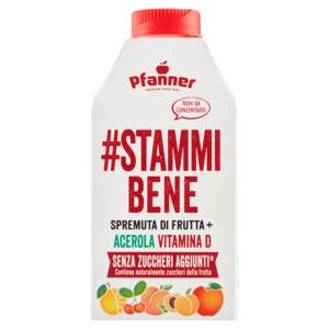 Pfanner #Stammi Bene Spremuta di Frutta + Acerola Vitamina D 500 ml