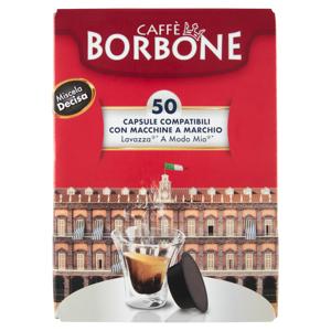Caffè Borbone Miscela Decisa Capsule Compatibili Lavazza* A modo Mio* 50 x 7,2 g