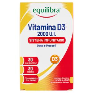 equilibra Vitamina D3 2000 U.I. Sistema Immunitario Compresse 30 x 81 mg