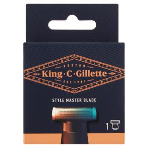 King C. Gillette Lamette di Ricambio per Rasoio Elettrico Regolabarba Uomo Style Master 1 Ricarica