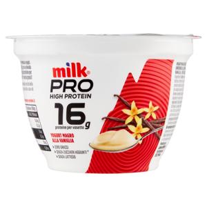 Milk Pro High Protein 16g Yogurt Magro alla Vaniglia 180 g