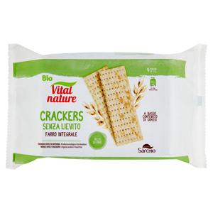 Vital nature Bio Crackers Senza Lievito - Farro 9 x 25 g