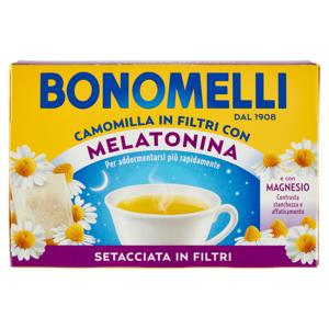 Bonomelli Camomilla in Filtri con Melatonina e con Magnesio Setacciata in Filtri 14 filtri 35 g
