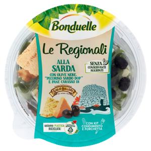 Bonduelle Le Regionali alla Sarda con Olive Nere, "Pecorino Sardo DOP" e Pane Carasau 130 g