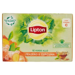 Lipton Té Verde allo Zenzero & Curcuma 20 Filtri 26 g