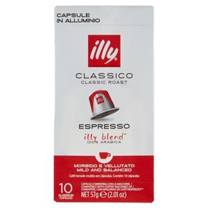illy Classico Espresso 10 Capsule Compatibili con le Macchine Nespresso* 57 g
