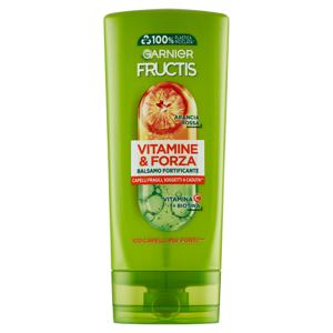 Garnier Fructis Balsamo Vitamine & Forza, balsamo fortificante, ideale per capelli fragili, 200 ml
