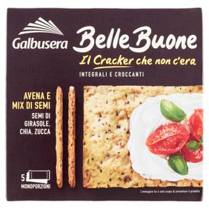 Galbusera BelleBuone il Cracker che non c'era Avena e Mix di Semi 5 x 40 g