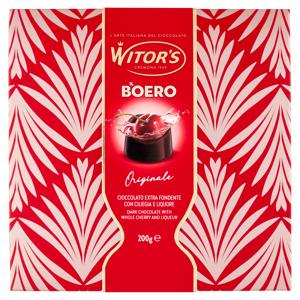 Witor's Bridgerton il Boero Originale Cioccolato Extra Fondente con Ciliegia e Liquore 200 g