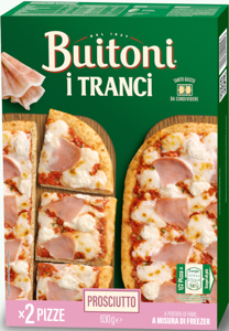 BUITONI I Tranci Prosciutto Pizza Surgelata 2 tranci 630 g