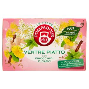 Pompadour Le Tisane Plus Ventre Piatto con Finocchio* e Carvi 18 x 2,2 g