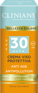 Clinians Bellezza Solare Crema Viso Protettiva SPF30 Anti Age Antipollution 75 mL