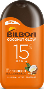 Bilboa Coconut Glow 15 Media con Olio di Cocco Illuminante 200 ml