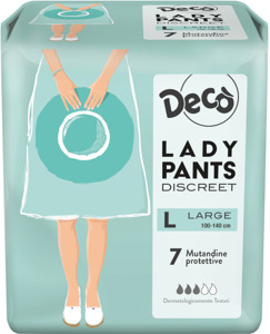 DECO LADY PANTS DISCR.LARGE X7