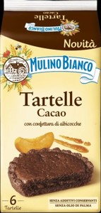Mulino Bianco Tartelle Cacao con confettura di albicocche 6 pezzi 288g