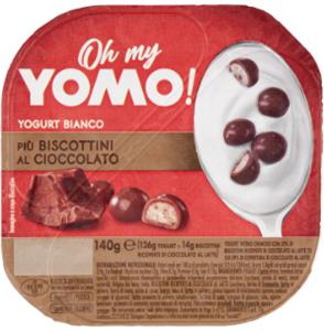 OH MY YOMO YOGURT BIANCO PIù BISCOTTINI AL CIOCCOLATO G140