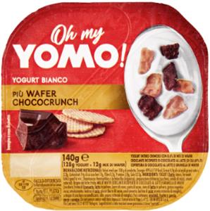 OH MY YOMO YOGURT BIANCO PIù WAFER CHOCOCRUNCH G140