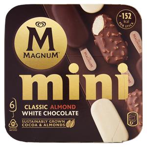 Magnum mini Classic Almond White Chocolate 6 Gelati 266 g