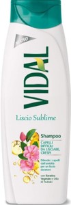 Vidal Liscio Sublime Shampoo Capelli Difficili da Lisciare, Crespi 250 ml