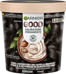 Garnier GOOD 3.0 Castano Cioccolato Fondente, colorazione permanente senza ammoniaca