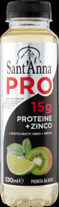 Sant'Anna Pro 15g Proteine + Zinco Gusto Frutti Verdi + Menta 330 ml