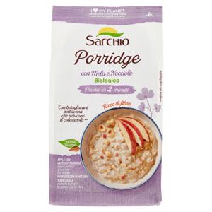Sarchio Porridge con Mela e Nocciole Biologico 250 g