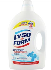 Lysoform Detresivo Igienizzante Classico 36 Lavaggi 1,62 L