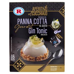Rebecchi Pasticceria Creativa Preparato per Panna Cotta Gourmet al Gusto Gin Tonic 89,5 g