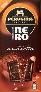 PERUGINA NERO Amaretto Limited Edition Tavoletta Cioccolato Fondente Extra 85g