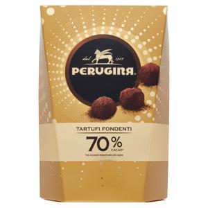 PERUGINA Tartufi Fondenti 70% Cioccolatini Fondente Extra Scatola 250g