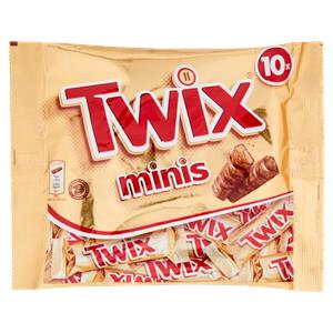 Twix Minis Barrette Snack al Cioccolato con Caramello 227 g