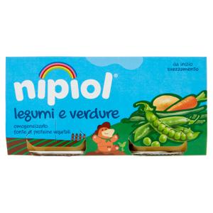 nipiol legumi e verdure omogeneizzato 2 x 80 g