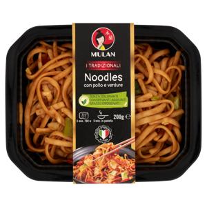 Mulan I Tradizionali Noodles con pollo e verdure 200 g