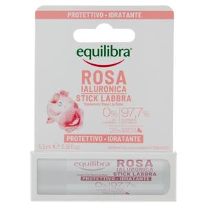 equilibra Rosa Ialuronica Stick Labbra Protettivo - Idratante 5,5 ml