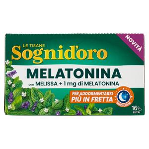 Sognid'oro le Tisane Melatonina con Melissa + 1mg di Melatonina bustine 16 x 2 g