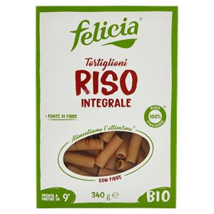 Felicia Bio Tortiglioni Riso Integrale 340 g