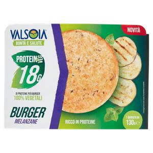 Valsoia Bontà e Salute Protein Veg 18G Burger Melanzane 130 g