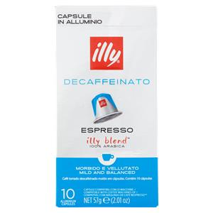 illy Decaffeinato Espresso 10 Capsule Compatibili con le Macchine Nespresso* 57 g