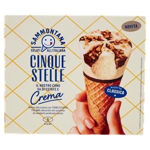 Sammontana Cinque Stelle Crema 6 x 75 g