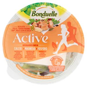 Bonduelle Active insalata Pollo, "Grana Padano Dop", Noci e Semi di Zucca 130 g