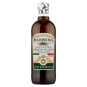 Barbera Non Filtrato Olio Extra Vergine di Oliva 100% da Olive Italiane 750 ml