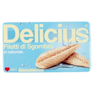 Delicius Filetti di Sgombro al naturale 90 g