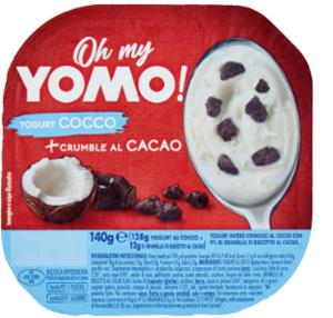 OH MY YOMO YOGURT COCCO PIù CRUMBLE AL CACAO G140